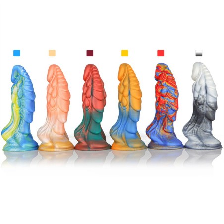 Unicorn Lifelike Silicone Dildo - Colorful