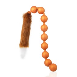 9 Balls Anal Beads-Butt Plug with Tail