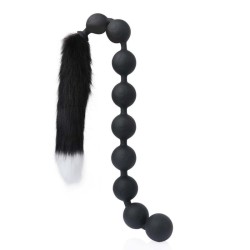 9 Balls Anal Beads-Butt Plug with Tail