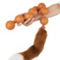 9 Balls Anal Beads-Butt Plug with Tail