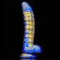 Mixed Colors Caterpillar Realistic Dildo