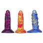 Mixed Colors Wolf Tooth Anus Dildo