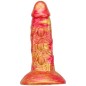 Mixed Colors Wolf Tooth Anus Dildo