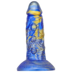 Mixed Colors Wolf Tooth Anus Dildo