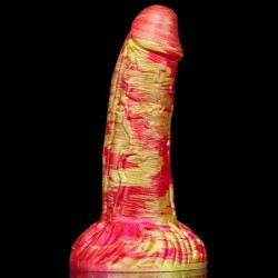 Mixed Colors Gentleman Realistic Dildo