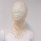 Hot Selling Rhinestones Fashion Party Mesh Hood