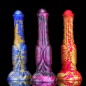 Mixed Colors Horse Realistic Dildo