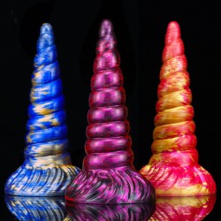 Mixed Color Unicorn Butt Plug