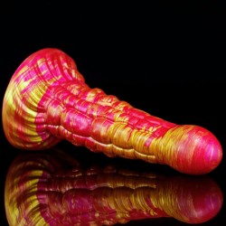 Mixed Color Balsam Pear Anal Dildo