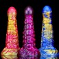 Mixed Color Balsam Pear Anal Dildo