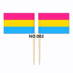 D704 Pride Toothpick Flag-100pcs