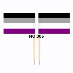 D704 Pride Toothpick Flag-100pcs