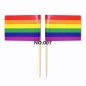 D704 Pride Toothpick Flag-100pcs