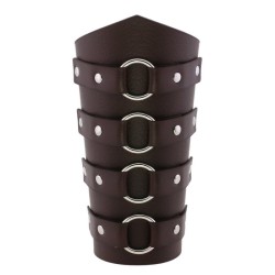 Waxed Cycling Round Ring Buckle Bracers