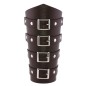 Leather Waxed Cycling Belt Buckle Bracers