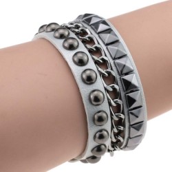 Square Stud Bracelet