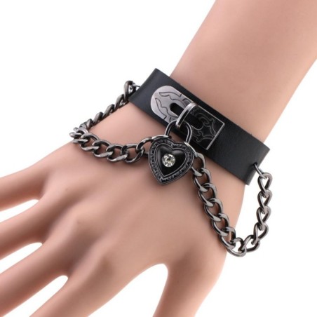 Heart-shaped Lock Bracelet