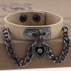 Heart-shaped Lock Bracelet