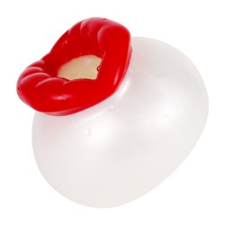 Pocket Silicone Glans Trainer - Hot Lips