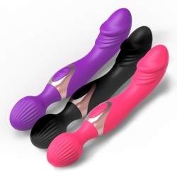 Magic Wand Double Penetration Dildo