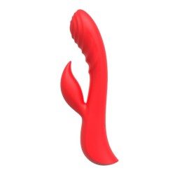 Flexible Ribbed Silicone Rabbit Vibrator