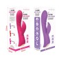 Flexible Ribbed Silicone Rabbit Vibrator