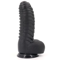 Reynold-10.8 Inch Large Ribbed Dildo