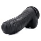 Reynold-10.8 Inch Large Ribbed Dildo