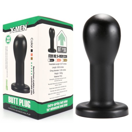 PVC Extra-girthy 9.4 inch Anal Plug