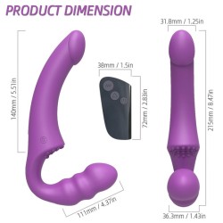 Slimeline Desire Luxury Strapless StrapOn Dildo