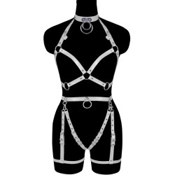 Steam Punk Leather Bondage Fetish Women Body Harness