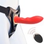 Screw Strap-On Dildo Vibrator