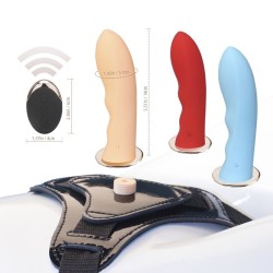 Screw Strap-On Dildo Vibrator