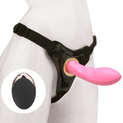 Screw Strap-On Dildo Vibrator