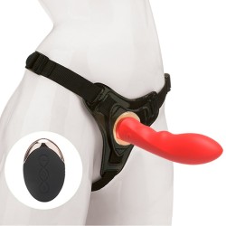 Screw Strap-On Dildo Vibrator