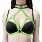 Multiple Color High Neck Bra Chain Harness