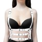 Retro Shoulder Girdle With Multi Buckled Waist Belt