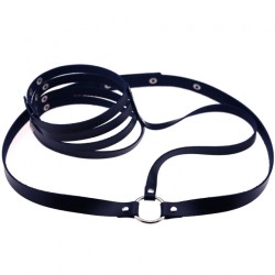 Erotic Bondage Collar Belt