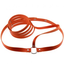 Erotic Bondage Collar Belt