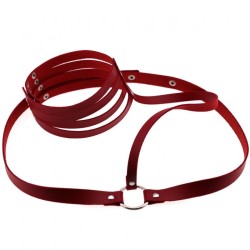 Erotic Bondage Collar Belt