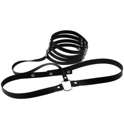 Erotic Bondage Collar Belt