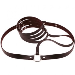 Erotic Bondage Collar Belt