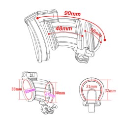 Ballsplitter Cock Cage