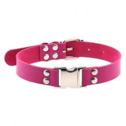 Magnetic Leather Collar