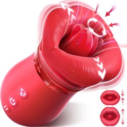 4IN1 Mouth Sucking Vibrator Rose Vibrator