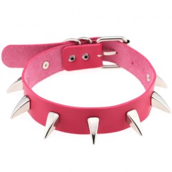 Rivet Spike Neck Strap