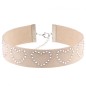 Diamond Rhinestone Love Flannel Collar