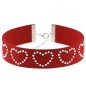 Diamond Rhinestone Love Flannel Collar