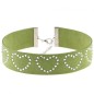 Diamond Rhinestone Love Flannel Collar