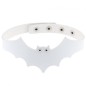 Little Devil PU Leather Bat Wing Collar